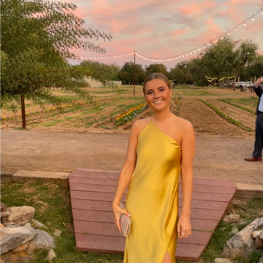 Zara one shoulder dress